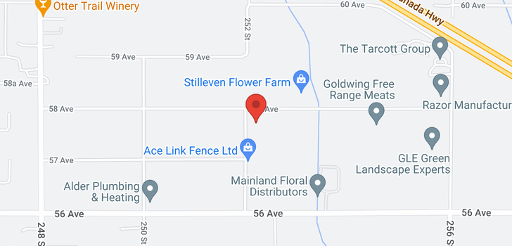 map of 25218 58 AVENUE